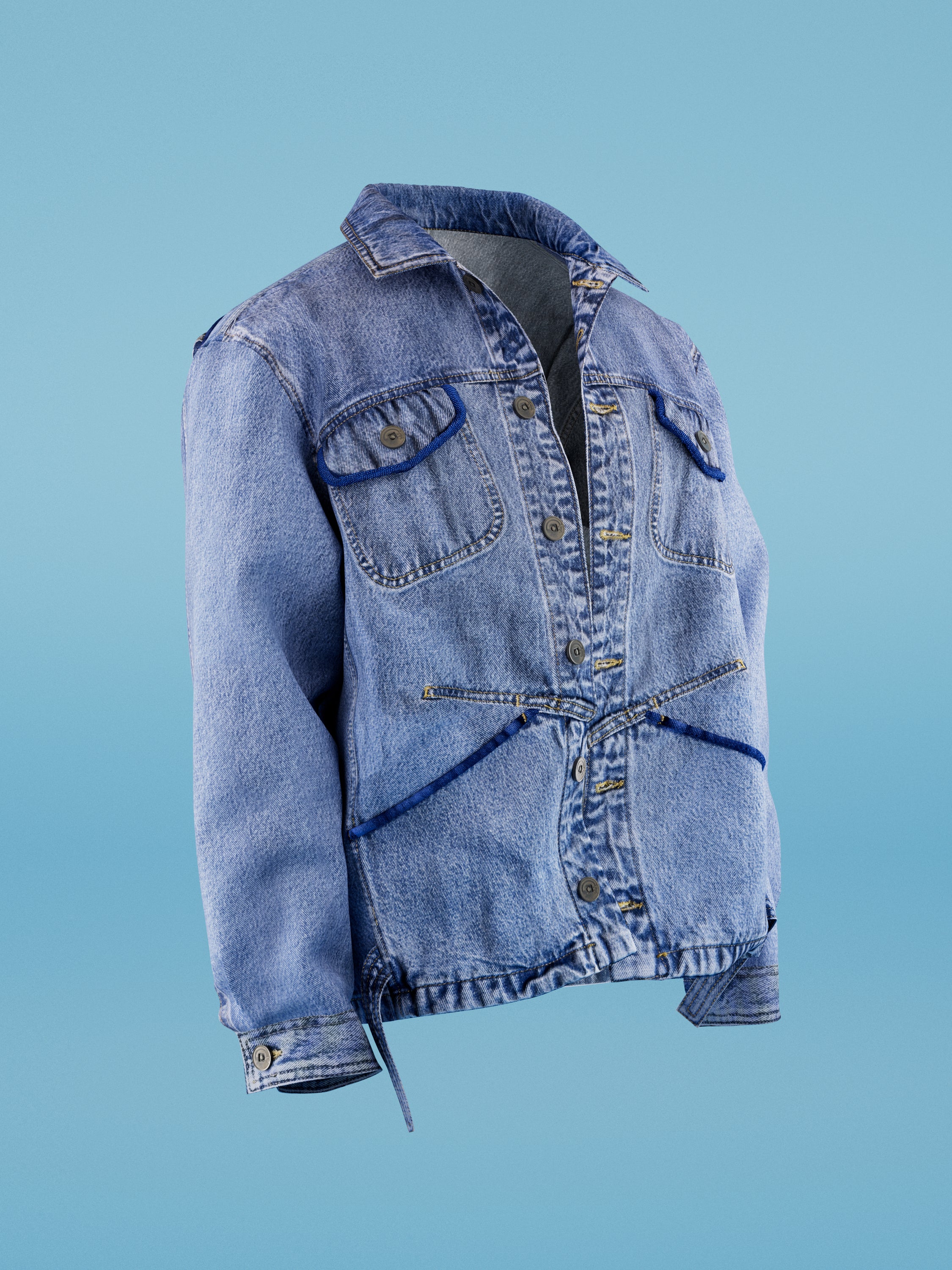 MARITHE FRANCOIS GIRBAUD／デザインジャンパー MASKIX Desert Blue – Marithé + François Girbaud