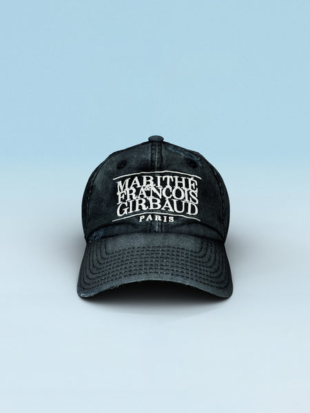 キャップ Marithe + Francois Girbaud LETTERING LOGO CORDUROY CAP black LETTERING LOGO CORDUROY CAP black - MARITHÉ+FRANҪOIS GIRBAUD
